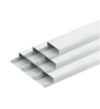 Deta TTE uPVC White Self-Adhesive Mini Trunking 25mm x 16mm x 2m