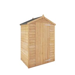 Mercia Value Windowless 4' x 2' 6" (Nominal) Apex Overlap Timber Shed