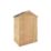 Mercia Value Windowless 4' x 2' 6" (Nominal) Apex Overlap Timber Shed