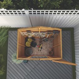 Mercia Value Windowless 4' x 2' 6" (Nominal) Apex Overlap Timber Shed