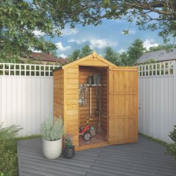Mercia Value Windowless 4' x 2' 6" (Nominal) Apex Overlap Timber Shed