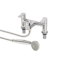 Swirl Elevate Deck-Mounted  Dual Lever Bath/Shower Mixer Tap