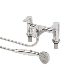 Swirl Elevate Deck-Mounted  Dual Lever Bath/Shower Mixer Tap