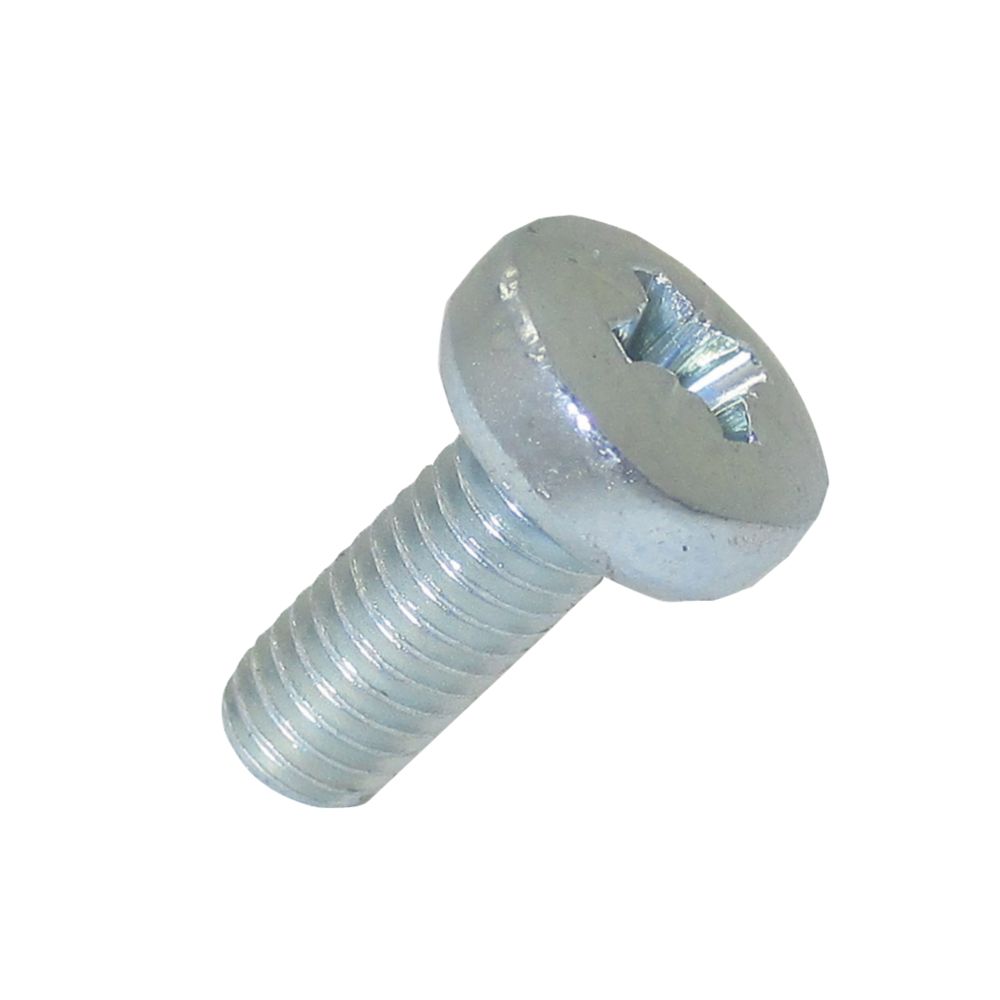 Easyfix Bright ZincPlated Pan Machine Screws M5 x 12mm 25 Pack Screwfix