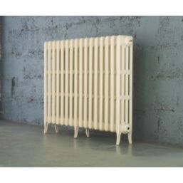 Arroll 760mm x 874mm 4340BTU Cream Cast Iron 4 Column Radiator
