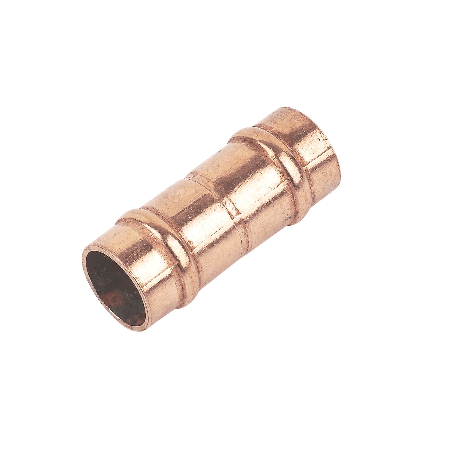 Flomasta Copper Solder Ring Equal Couplers 10mm 10 Pack (44465)