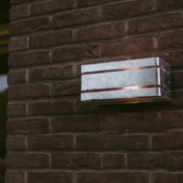 Lutec Vidar Outdoor Wall Light Galvanised Steel
