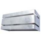 Lutec Vidar Outdoor Wall Light Galvanised Steel