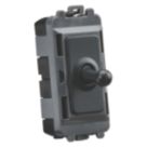 Knightsbridge  20AX Grid Intermediate Toggle Switch Anthracite