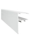 Radmat Building Materials  White 10mm PVC F-Section 3000mm x 50mm