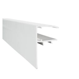 Radmat Building Materials  White 10mm PVC F-Section 3000mm x 50mm