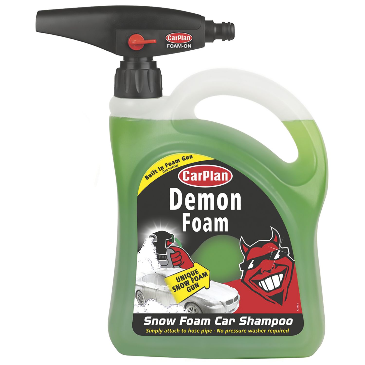 CarPlan Demon Foam with Gun 2Ltr (444GY)