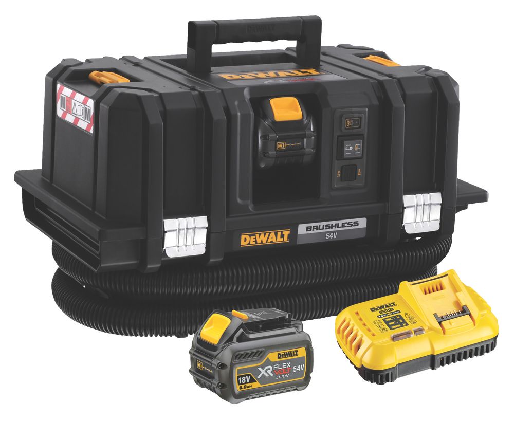 Dewalt DCS520T2 54V Flexvolt Brushless 165mm Plunge Saw 2 x 6.0Ah Batt