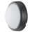 Luceco Eco Mini Outdoor Round LED Bulkhead Black/White 5.5W 450lm
