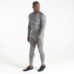 Dare 2B In The Zone II Base Layer T-Shirt & Bottoms Set Charcoal Grey Marl Medium