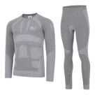 Dare 2B In The Zone II Base Layer T-Shirt & Bottoms Set Charcoal Grey Marl Medium