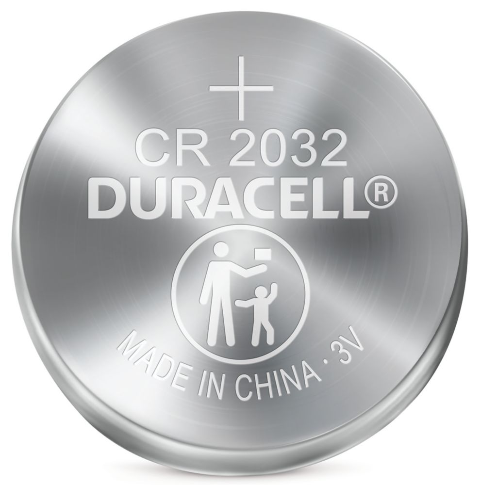 Duracell Specialty 2032 Lithium Coin Battery 3 V, Pack of 4, with Baby  Secure Technology (CR2032)