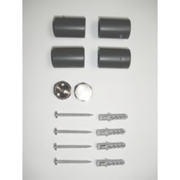 Ximax 1215mm x 580mm 2048BTU Anthracite Flat Electric Towel Radiator