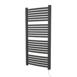 Ximax 1215mm x 580mm 2048BTU Anthracite Flat Electric Towel Radiator
