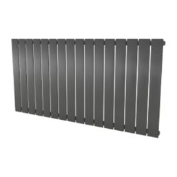 Ximax Oceanus 600mm x 1195mm 2809BTU Anthracite Horizontal Designer Radiator
