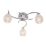 Quay Design Isabella LED 3-Light Flush Ceiling Light Chrome 7.5W 200lm