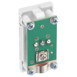 British General  Modular Isolated Coaxial TV / FM Socket White