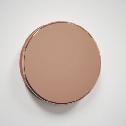 Splashback  Clear with Copper Caps Kitchen Splashback 600mm x 700mm x 6mm