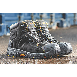 Site Fortress    Safety Boots Black Size 7