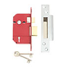 Union Fire Rated Stainless Steel BS 5-Lever Mortice Sashlock 68mm Case - 45mm Backset