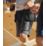 Snickers 6175 Stretch Work Shorts Steel Grey / Black 39" W