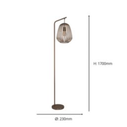 Eglo Espinal Floor Lamp Bronze/Black