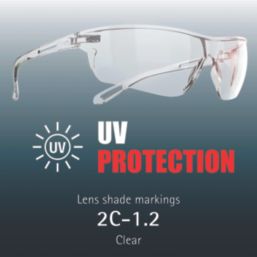 JSP Stealth Clear Lens Safety Specs