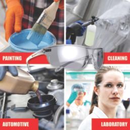 JSP Stealth Clear Lens Safety Specs