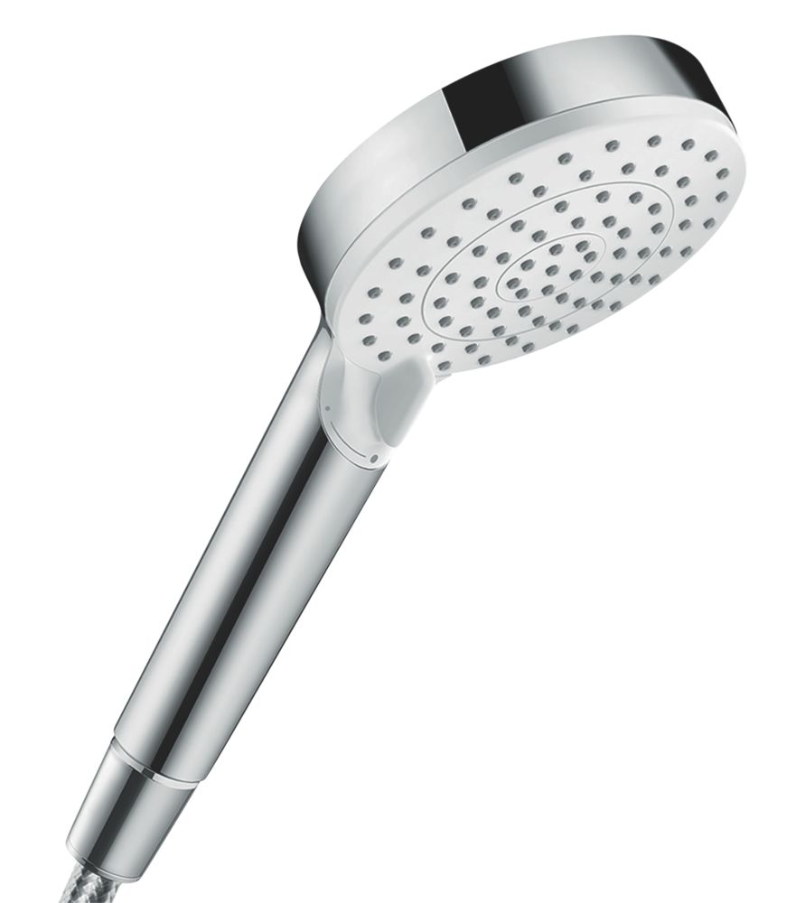 Hansgrohe Crometta Vario Eco EcoSmart Shower Handset Chrome / White 100mm x 210mm