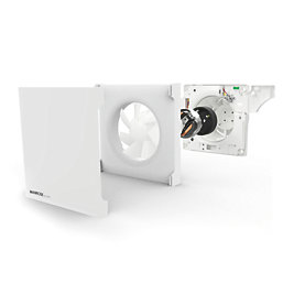 Manrose Quiet Fan X5 Conceal/ QF100SX5OP 100mm (4") Axial Bathroom Extractor Fan  White 220-240V