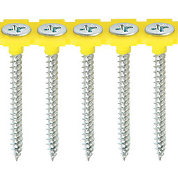 Timco  Phillips Bugle Fine Thread Collated Self-Tapping Drywall Screws 3.5mm x 50mm 1000 Pack