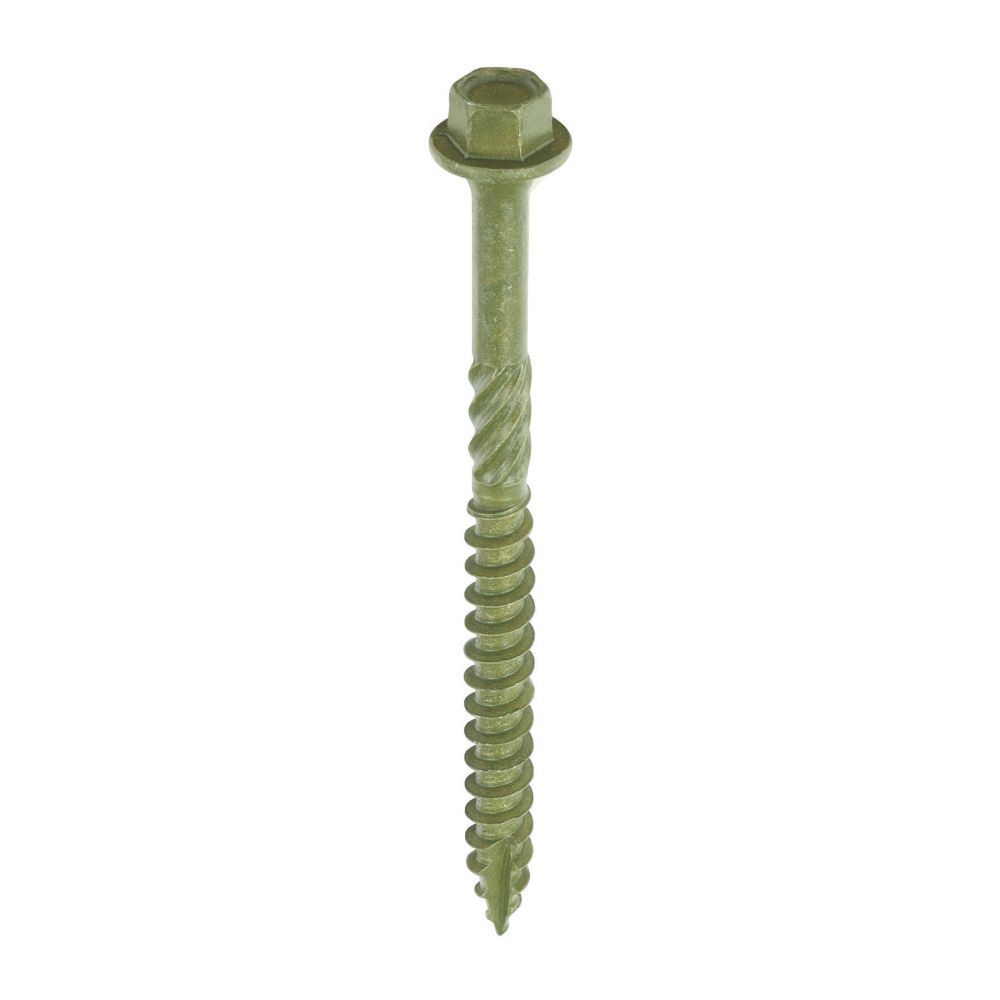50 Pack 6.7 X 125 Index Hex Head Screws – Timco, For Decking, Timber, & Landscape Fixing