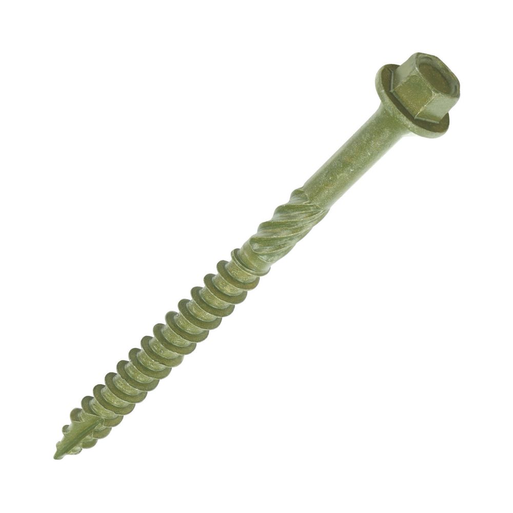 Timco Hex Socket Timber Frame Construction & Landscaping Screws 6.7mm x 87mm 50 Pack Screwfix