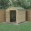 Forest Beckwood 6' x 7' 6" (Nominal) Apex Shiplap Timber Shed with Base & Assembly