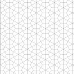 Splashwall  White/Grey Matt MDF Splashback 2440mm x 1220mm x 9mm