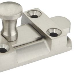 Smith & Locke Flat Door Bolt Satin Nickel 40mm