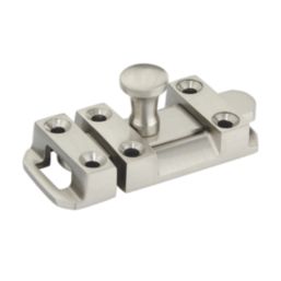 Smith & Locke Flat Door Bolt Satin Nickel 40mm