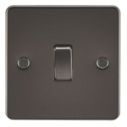 Knightsbridge  20A 1-Gang DP Control Switch Gunmetal
