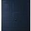 Gliderol Georgian 8' x 6' 6" Non-Insulated Framed Steel Up & Over Garage Door Steel Blue