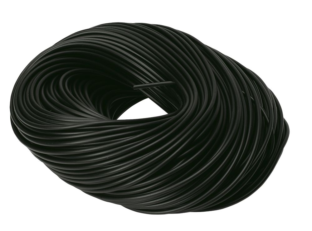 CED Black Sleeving 3mm x 100m | Cable Sleeving | Screwfix.com