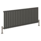 Reina Harley Single 600mm x 1470mm 3331BTU Anthracite Horizontal Designer Radiator