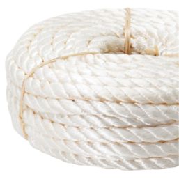 Essentials Twisted Rope White 12mm x 20m