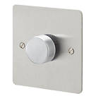 MK Edge 1-Gang 2-Way  Dimmer Switch  Brushed Stainless Steel