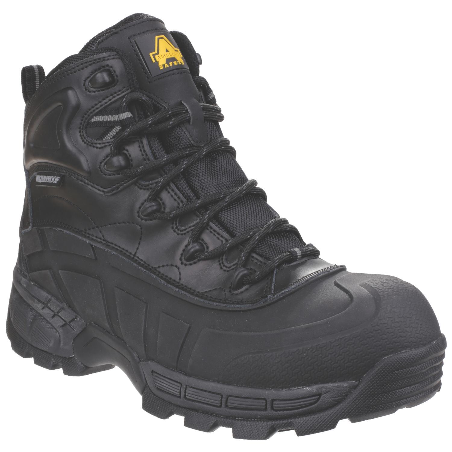 Amblers FS430 Orca Hybrid Size 9 Black Waterproof Safety Boots (446FK)