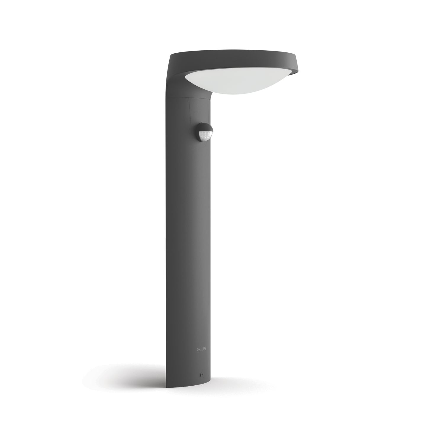 Philips Tyla 400mm Outdoor LED Solar Pedestal Light Anthracite 255lm (446JC)